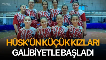 HÜSK'ün küçük kızları galibiyetle başladı