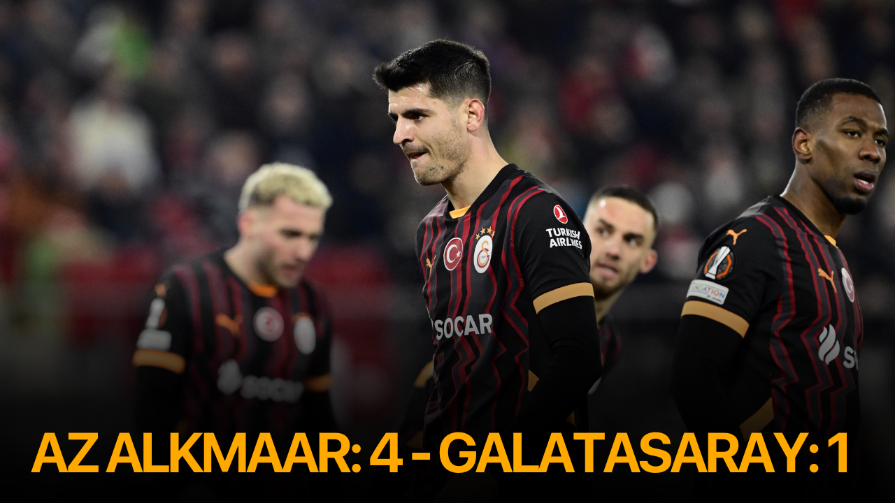 UEFA Avrupa Ligi: AZ Alkmaar: 4 - Galatasaray: 1