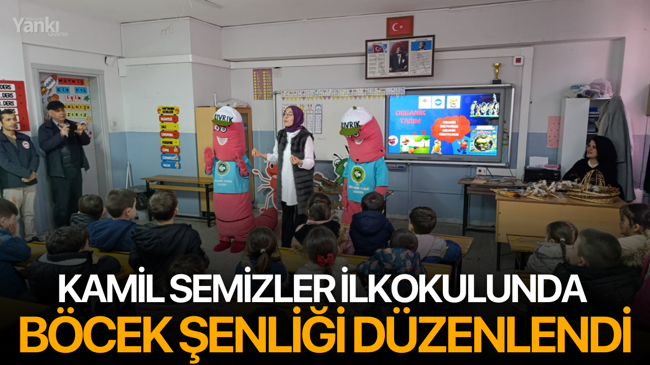 Kamil Semizler İlkokulunda Böcek Şenliği Düzenlendi