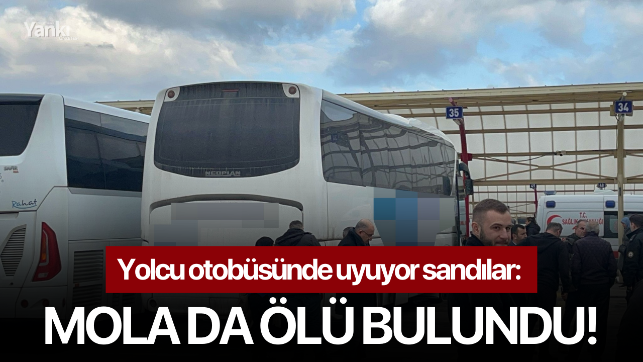 Yolcu otobüsünde uyuyor sandılar: Molada ölü bulundu!