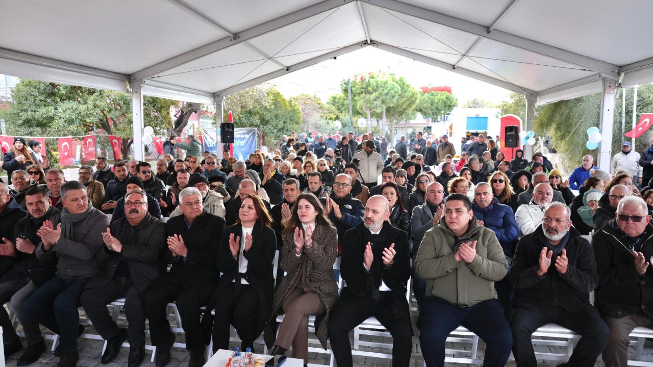 Çeşme’de ilk doğal gaz verildi!