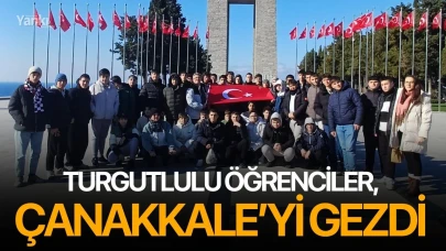 Turgutlulu öğrenciler, Çanakkale’yi gezdi