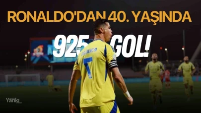 Ronaldo'dan 40. yaşında 925 gol!