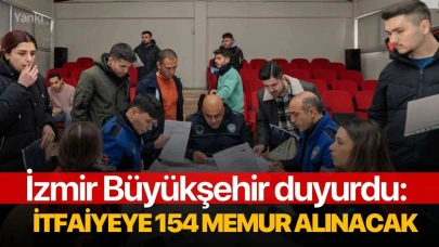 İzmir Büyükşehir duyurdu: İtfaiyeye 154 memur alınacak