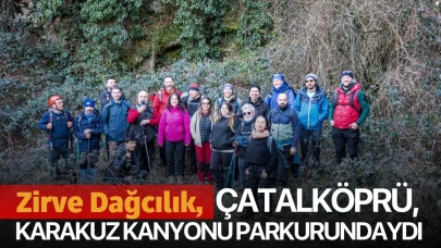 Zirve Dağcılık, Çatalköprü, Karakuz Kanyonu parkurundaydı