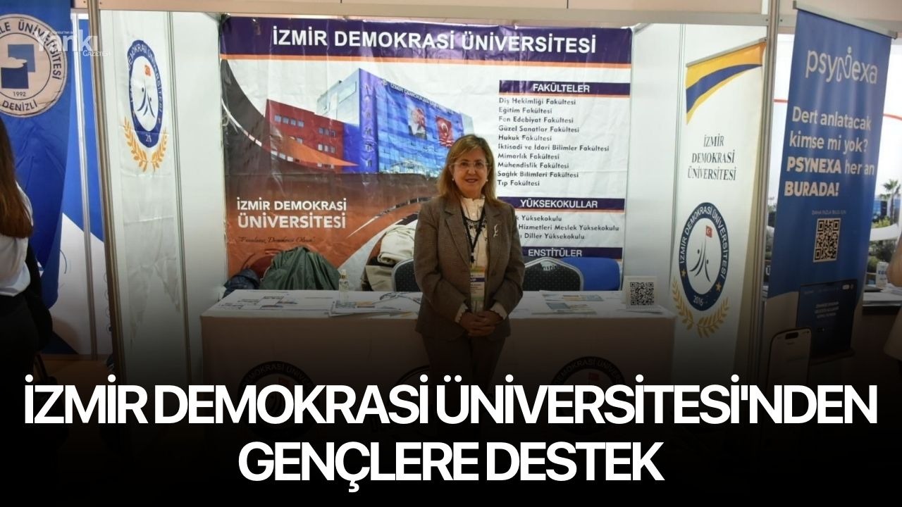 İzmir Demokrasi Üniversitesi’nden gençlere destek