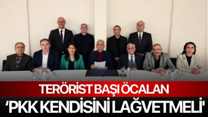 Terörist Başı Öcalan: "PKK kendisini lağvetmeli''