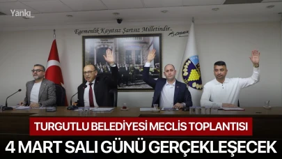 Turgutlu Belediyesi Meclisi 4 Mart Salı Günü Gerçekleşecek