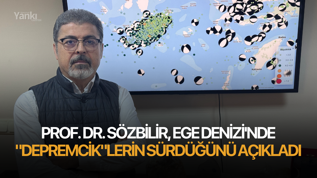 Prof. Dr. Sözbilir, Ege Denizi'nde "depremcik"lerin sürdüğünü açıkladı