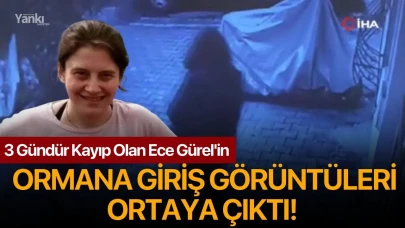 3 Gündür Kayıp Olan Ece Gürel'in Ormana Giriş Görüntüleri Ortaya Çıktı!