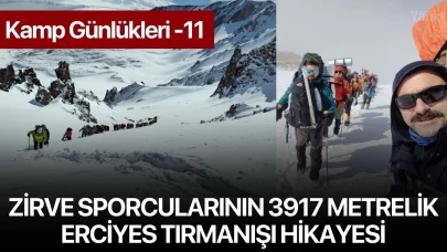 Zirve sporcularının 3917 metrelik Erciyes tırmanışı hikayesi