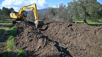 Manisa’da tarım arazilerinde MASKİ çalışması