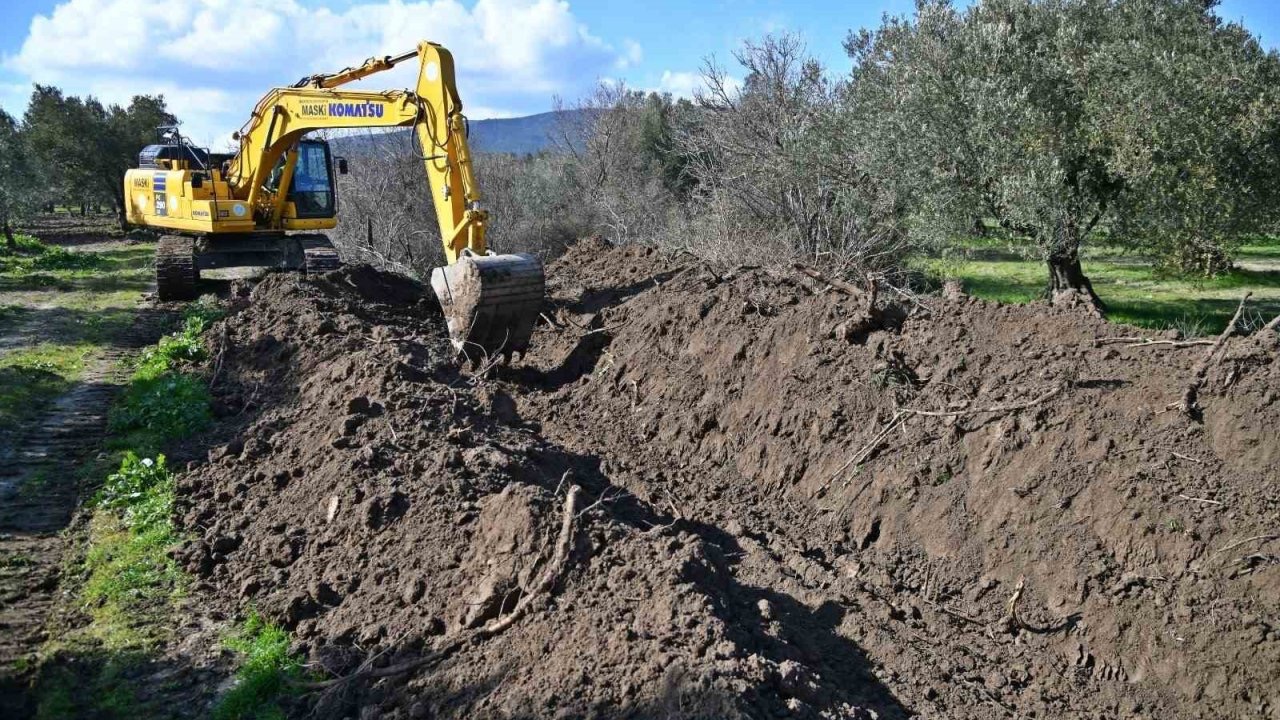 Manisa’da tarım arazilerinde MASKİ çalışması