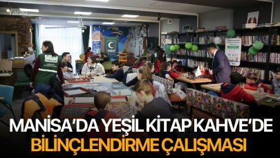 Manisa’da Yeşil Kitap Kahve’de Bilinçlendirme Çalışması