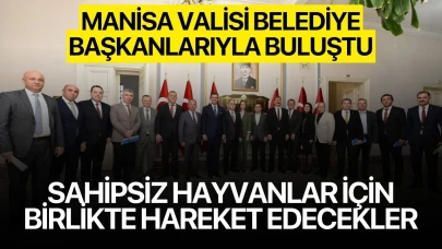 Vali Özkan Belediye Başkanlarıyla Buluştu! Sahipsiz hayvanlar için birlikte hareket edecekler