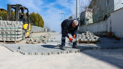 Yunusemre’den Osmancalı’da yol çalışması