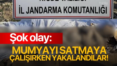 Şok olay: Mumyayı satmaya çalışırken yakalandılar!