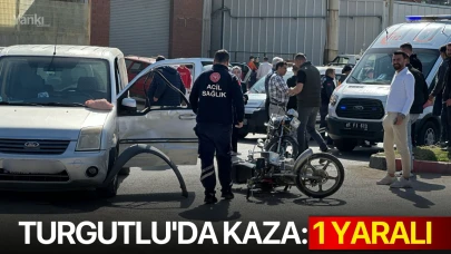 Turgutlu'da kaza: 1 yaralı