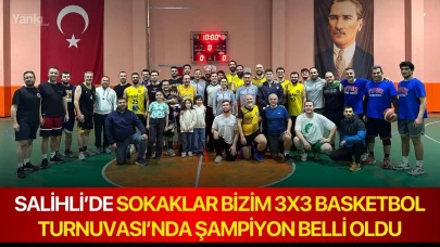 Salihli’de Sokaklar Bizim 3x3 Basketbol Turnuvası’nda şampiyon belli oldu