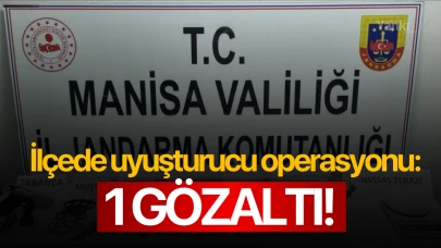 İlçede uyuşturucu operasyonu: 1 gözaltı!