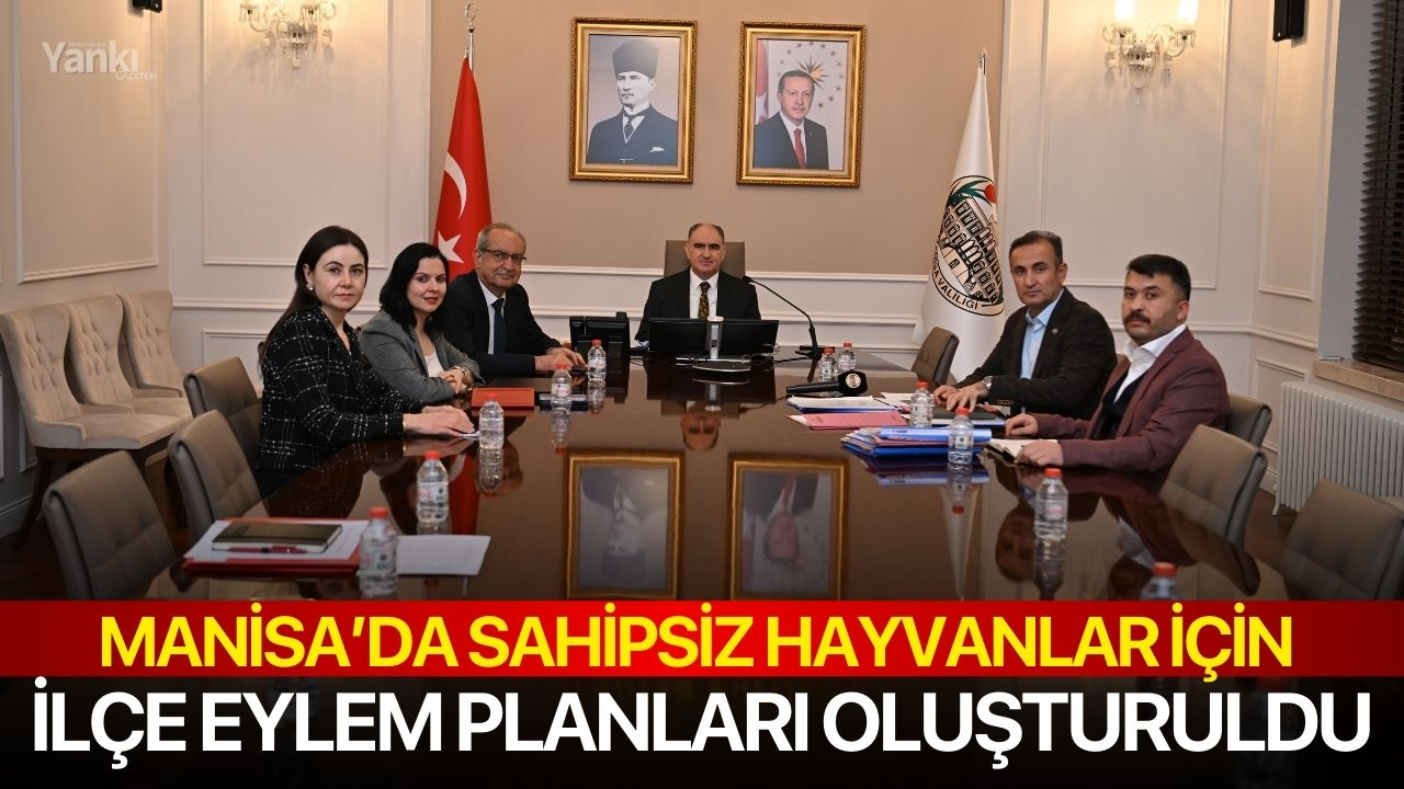 Manisa’da Sahipsiz Hayvanlar İçin İlçe Eylem Planları Oluşturuldu