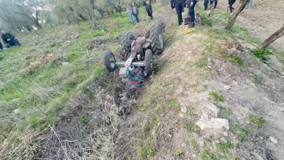 Traktör Devrildi: Hayatını Kaybetti