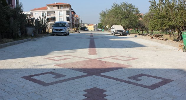 Ethem Kaya Sokak’ta parke çalışmaları tamamlandı