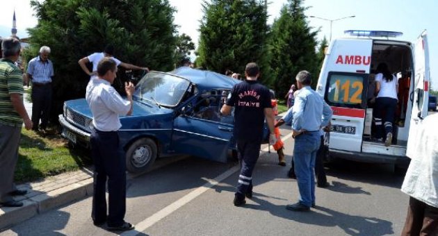 Hastane yolunda kaza: 1 ölü