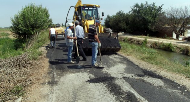 İlçe Yollarına Büyükşehir Desteği