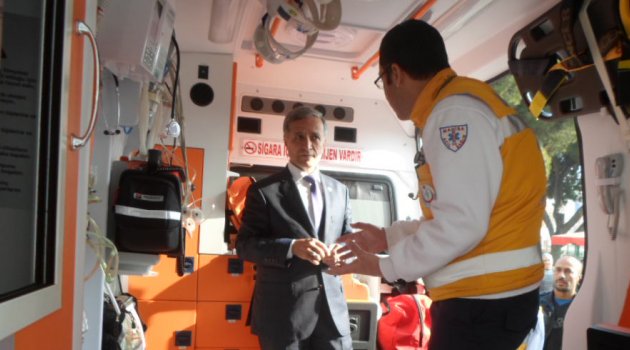 Kameralı 11 yeni ambulans geliyor