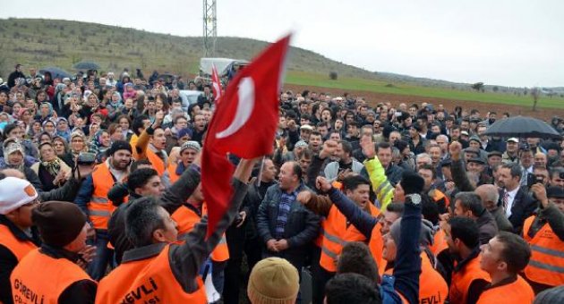 Katı Atık Bertaraf Tesisine 'Hayır' eylemi