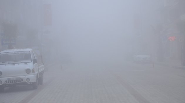 Turgutlu’da yoğun sis