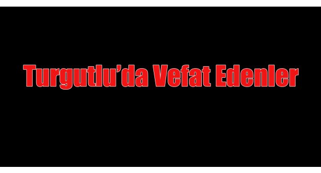 Vefat edenler